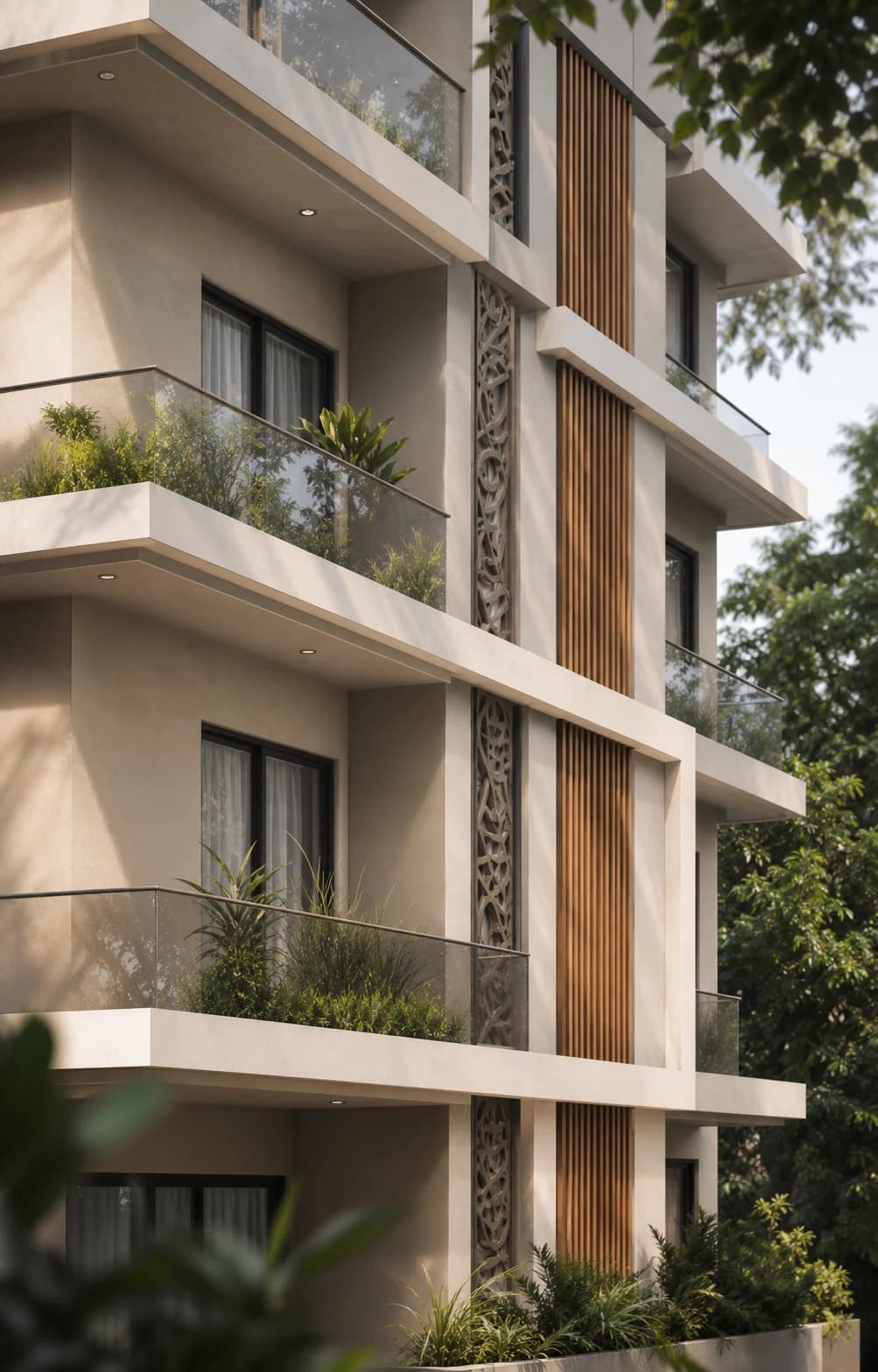 Richwoods Regalia facade and material composition
