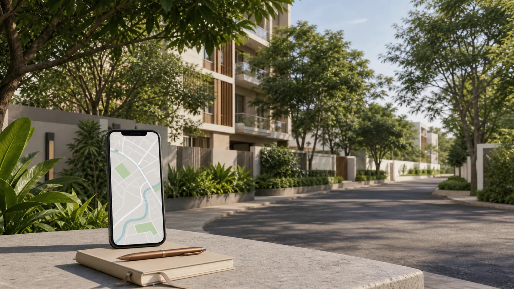 Neighbourhood setting near Richwoods Regalia